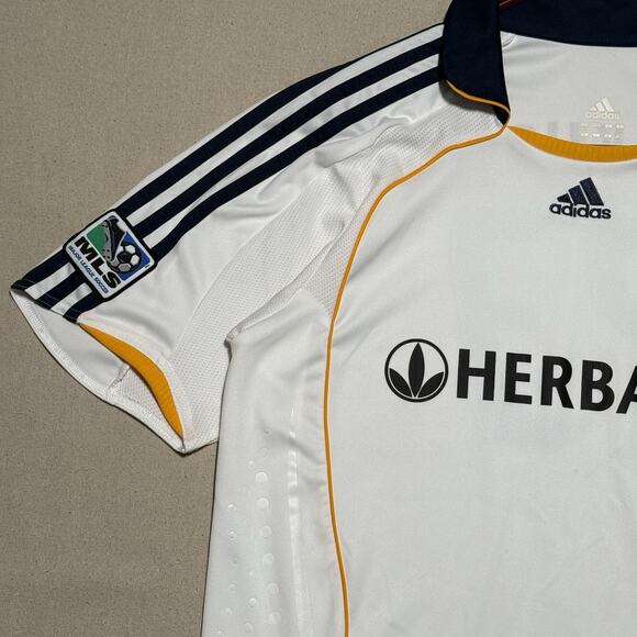 Adidas LA Galaxy 2007/2008 David Beckham #23 Home Jersey Men's Size XL EUC - Picture 5 of 11